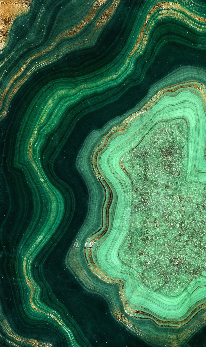 Latar Belakang iPhone Geode Emas Marmer Hijau pada tahun 2021. iPhone hijau, Dinding. iPhone emas, iPhone marmer, iPhone hijau, Batu Akik Hijau wallpaper ponsel HD
