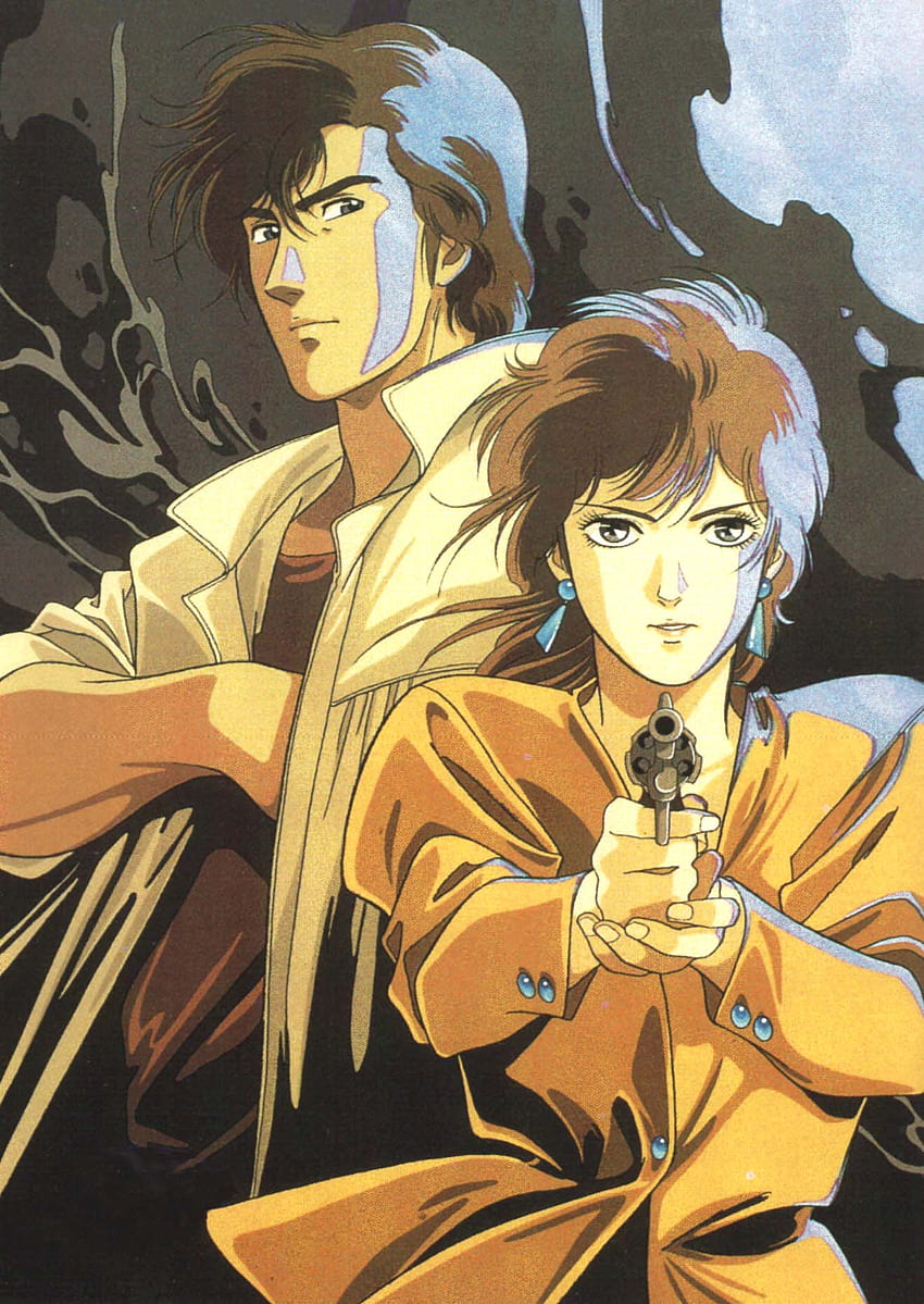 City Hunter - Hojo Tsukasa Anime Board, 80er Anime HD-Handy-Hintergrundbild