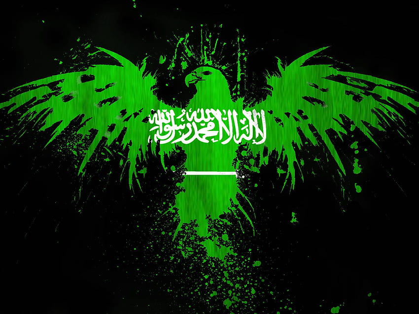 Arabia Saudita, bandera de Arabia Saudita fondo de pantalla