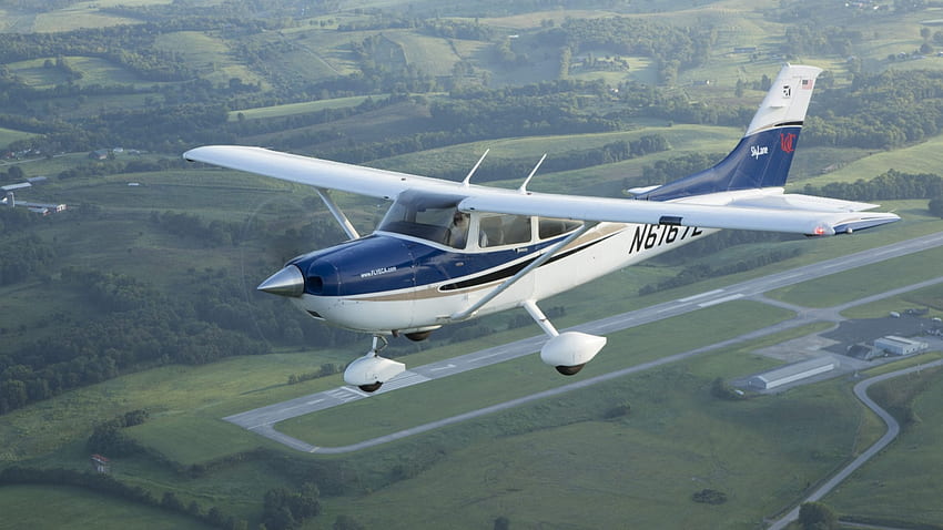 N6167L - Academia do Sporty, Cessna 182 papel de parede HD