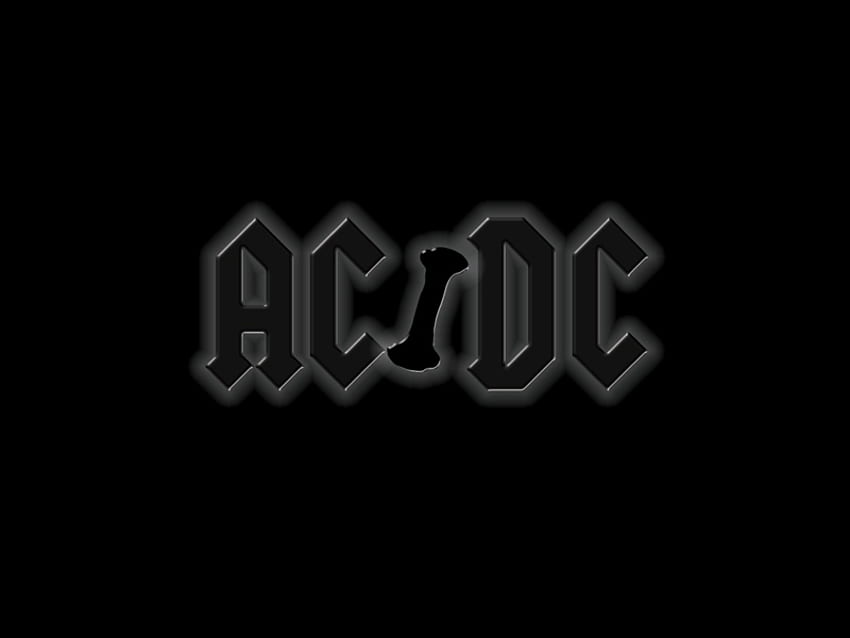 AC/DC, ac dc, acdc, noir, musique, divertissement, hard rock Fond d'écran HD