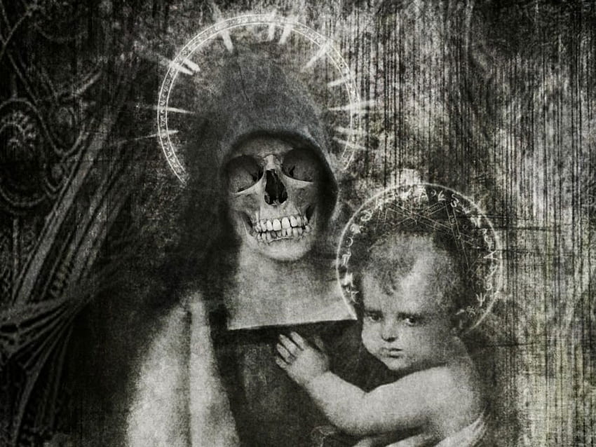 Death, skull, ghost, paranormal HD wallpaper