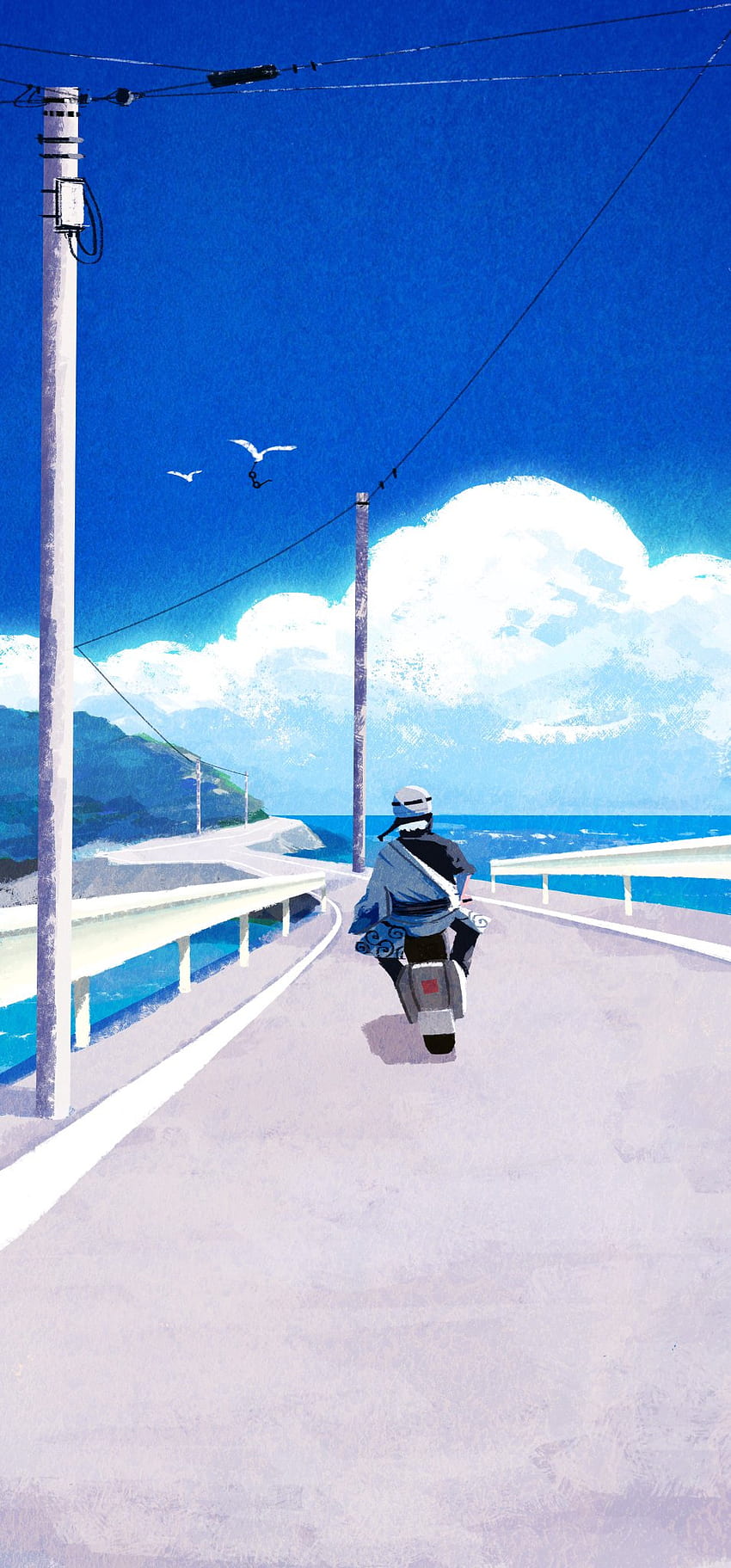 Gintama, nuvola, cielo Sfondo del telefono HD