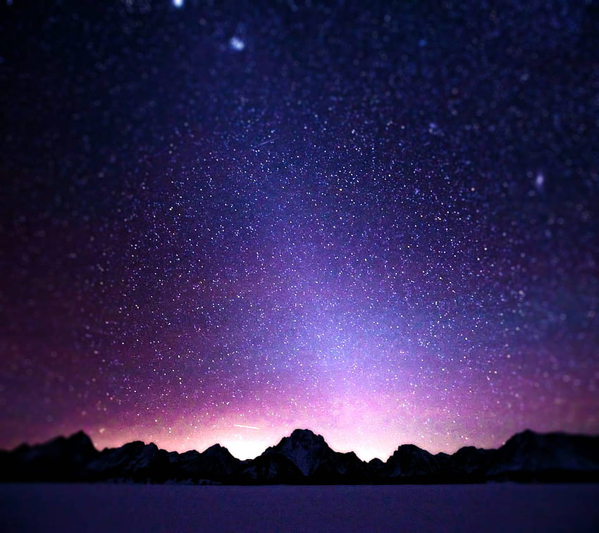 Purple Sky Stars Hd Wallpaper Pxfuel