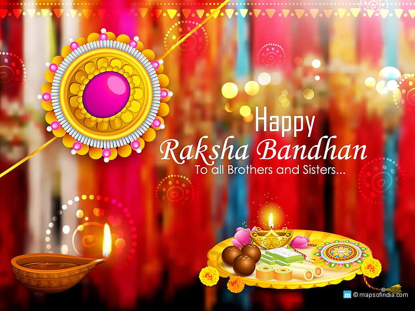 Raksha Bandhan 2018, Rakhi, glückliches Raksha Bandhan HD-Hintergrundbild