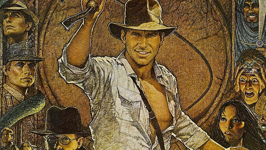 Indiana Jones y los cazadores del arca perdida, arte de Indiana Jones fondo de pantalla