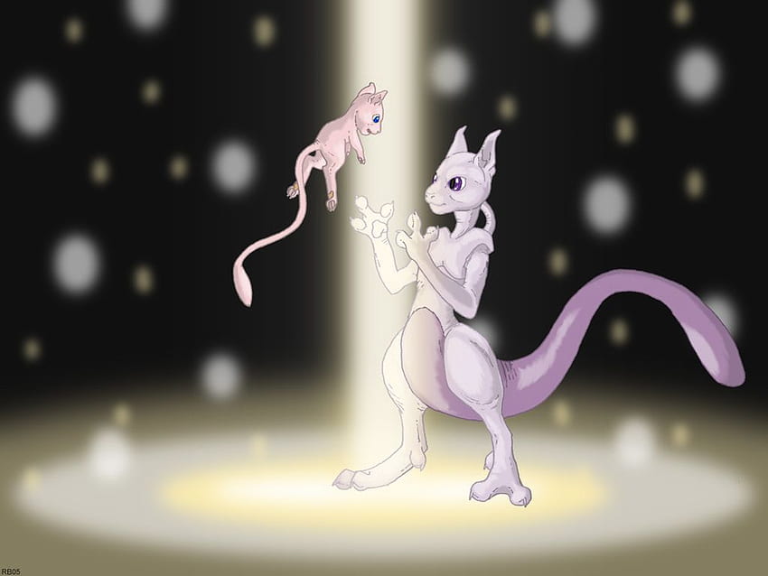 mewtwo and mew love story