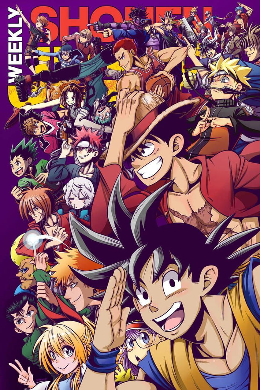 Weekly Shonen Jump 2016 Cover Contest Entry by kentaropjj. Anime, Naruto Shonen Jump HD phone wallpaper