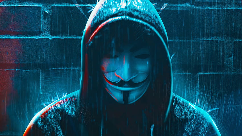 Voorspeller zwemmen verjaardag Anonymous Hacker Mask iPad Pro Retina Display , Artist , , and Background,  Hacker Green HD wallpaper | Pxfuel