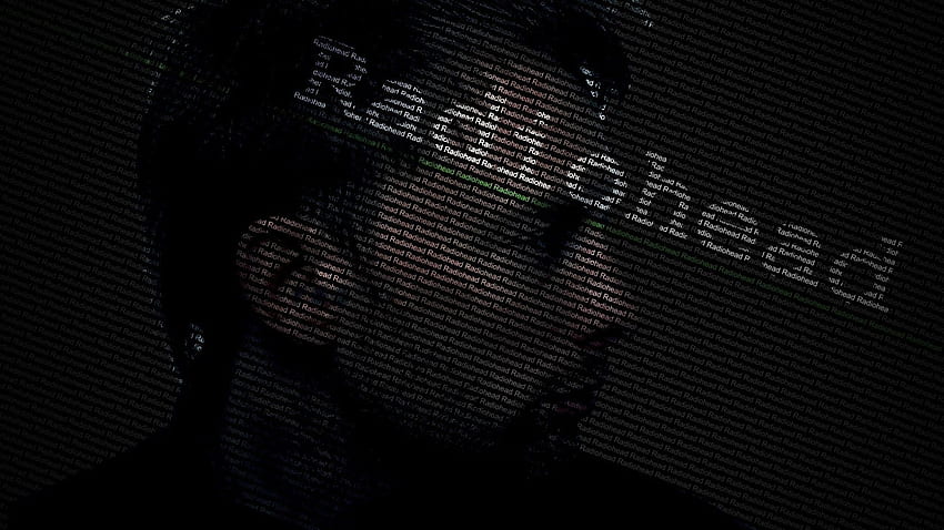 radiohead, solista, testo, grafica, Radiohead Band Sfondo HD