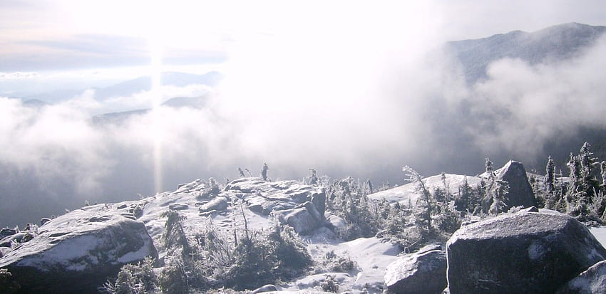 Winter High Peaks. Lake Placid, Adirondacks HD wallpaper