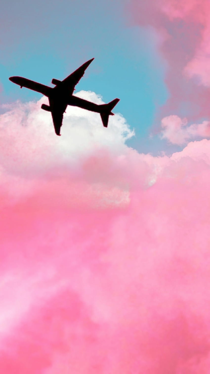 Aesthetic Background Pink Plane Aesthetic - Novocom.top, Pink Airplane HD phone wallpaper