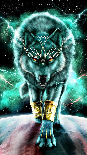 wolf vs lion wallpaper