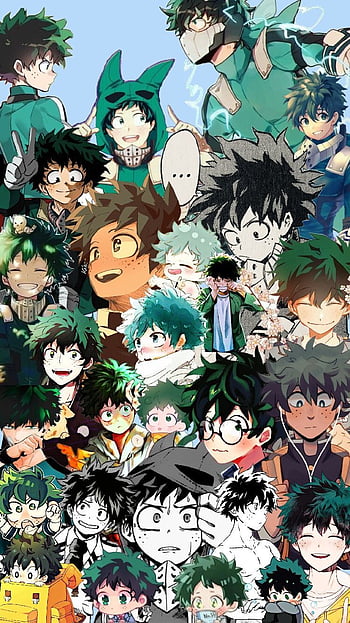 Mha bnha by [officially never back, ily all], cool deku anime HD phone ...