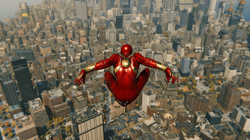 Another Iron Spider , Might Do This One With The Classic Suit As Well. : SpidermanPS4 HD wallpaper