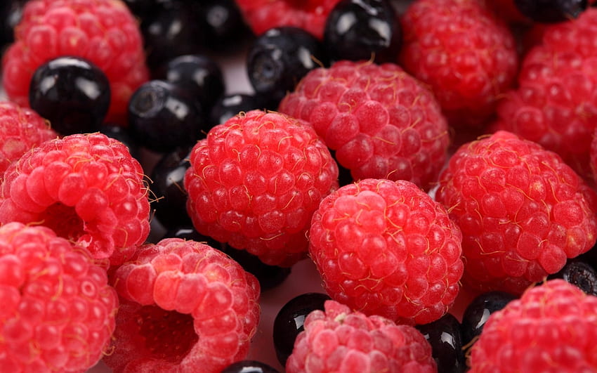 Food, Raspberry, Berries, Ripe HD wallpaper