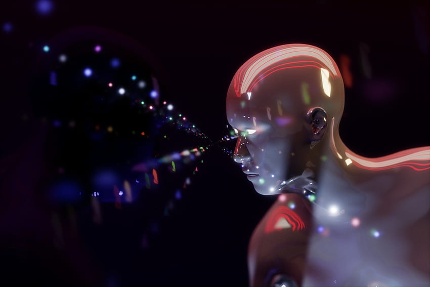 Bestand an künstlicher Intelligenz, maschinelles Lernen HD-Hintergrundbild
