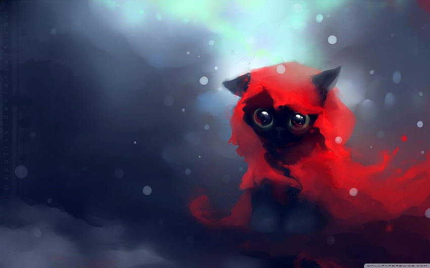 Red Riding Hood Cat Ultra Background for U TV : & UltraWide & Laptop : Tablet : Smartphone, 3D Space Cat HD wallpaper