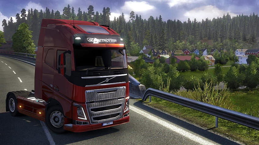 Euro Truck Simulator 2, Videojuego, HQ Euro Truck fondo de pantalla