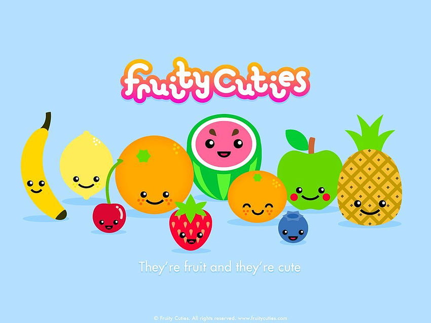 Just like us. Cutesy Art <3. Kawaii, Cartoon, Kawaii Fruit HD wallpaper