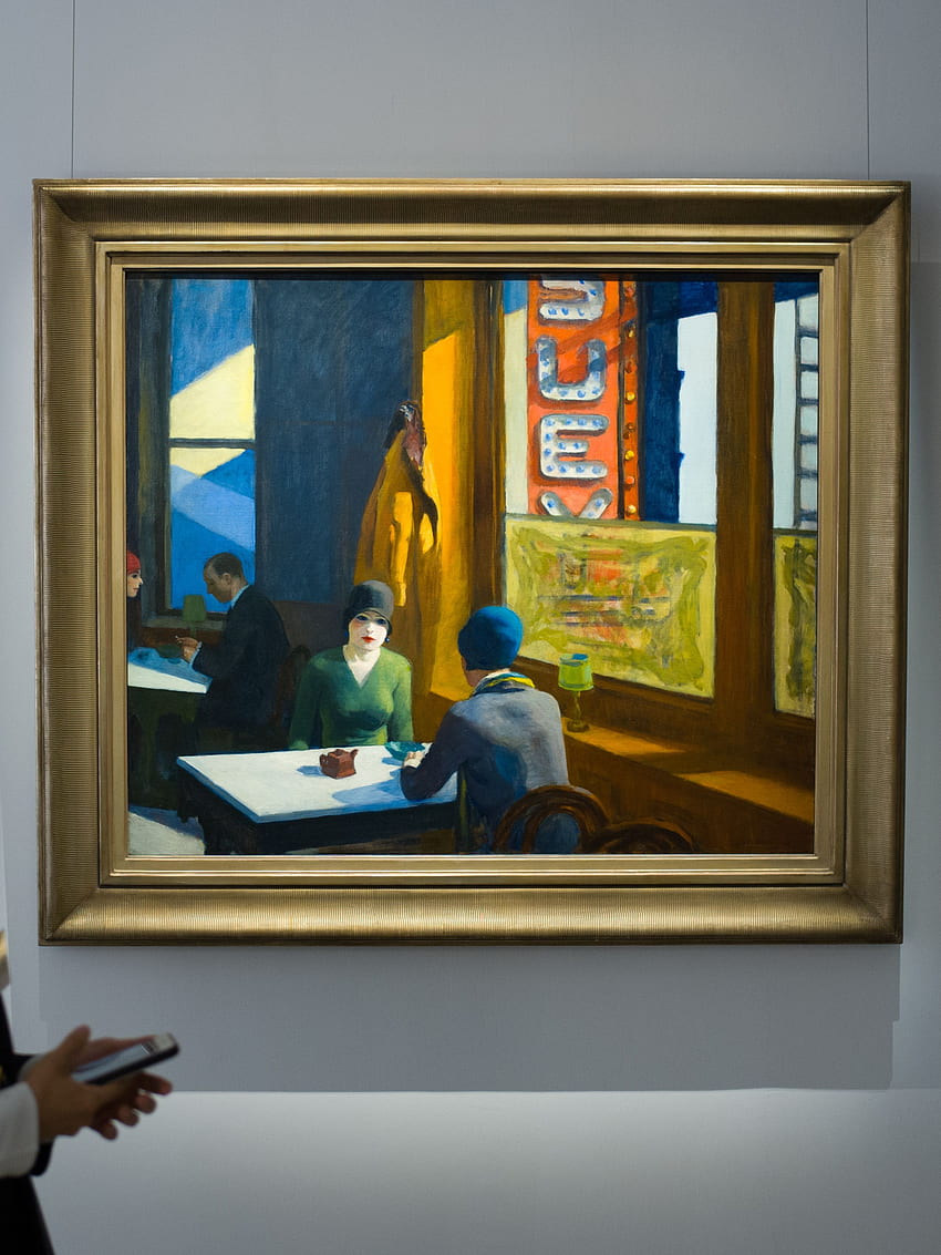 Edward Hopper의 Chop Suey는 경매에서 7천만 달러를 넘어설 것으로 예상됩니다. 이유는 다음과 같습니다. Edward Hopper Nighthawks HD 전화 배경 화면