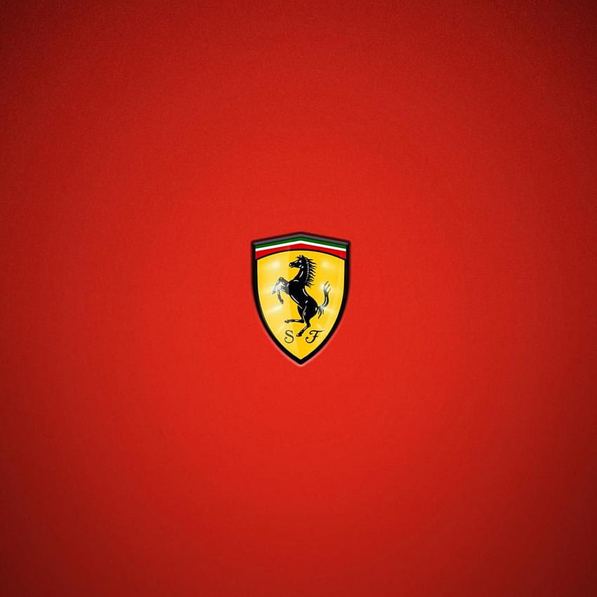 Ferrari Logo iPad, Cool Ferrari Logo HD phone wallpaper