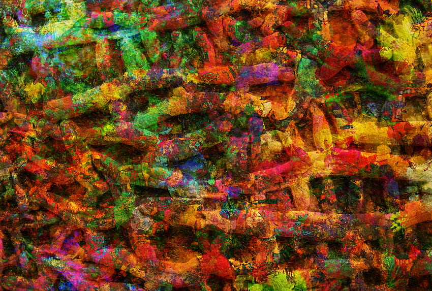 Abstract, Art, Multicolored, Motley, Stains, Spots HD wallpaper
