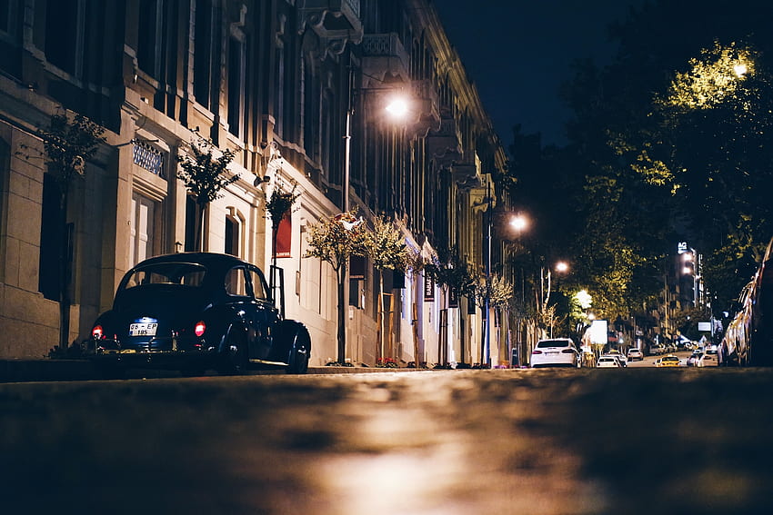 Car, Cities, Night City, Street HD wallpaper
