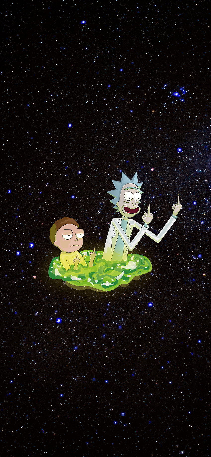 Live wallpaper Rick Morty Breaking Bad Reference 4K / interface