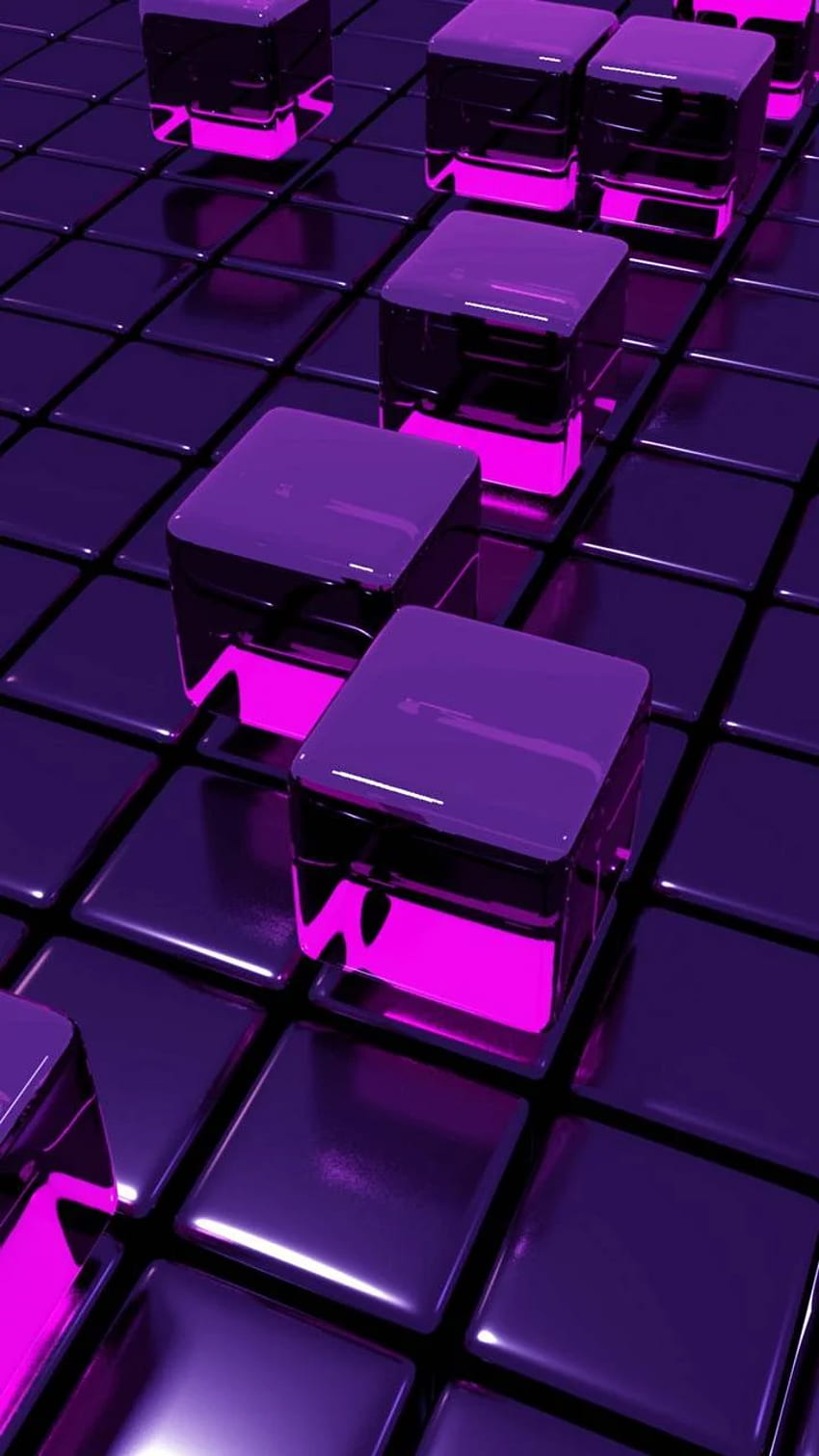 Purple Cube HD phone wallpaper | Pxfuel