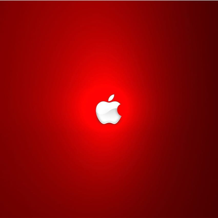 Strong Red Apple Logo iPad . Cool Mac, Small Apple Logo HD phone wallpaper