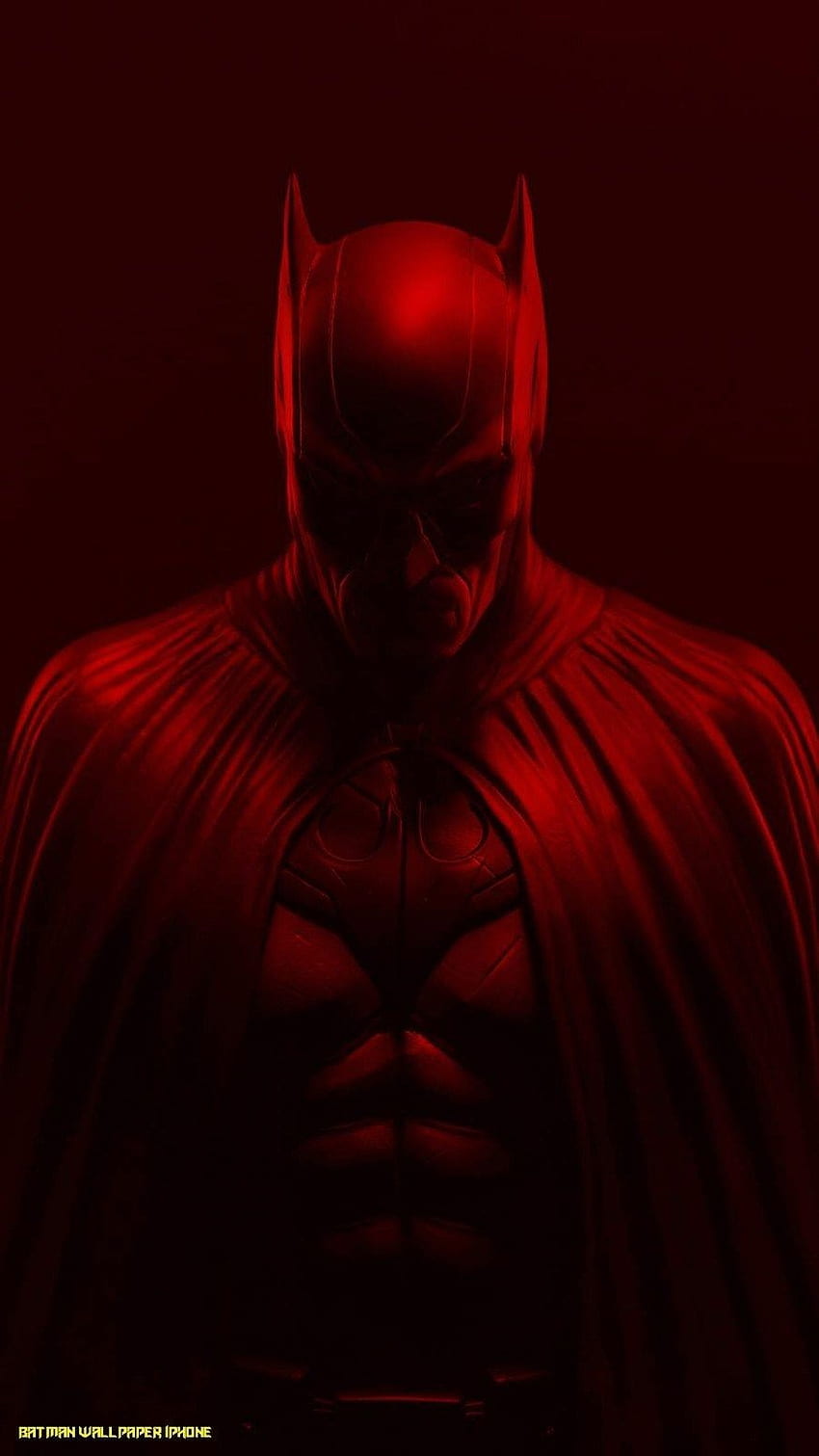 HD wallpaper The Batman 2022 DC Comics The Dark Knight red background   Wallpaper Flare