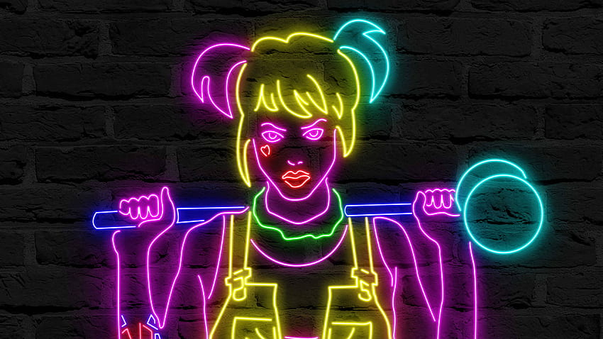 Birds Of Prey Neon Poster , Movies , , and Background, Cool Neon Fortnite HD wallpaper