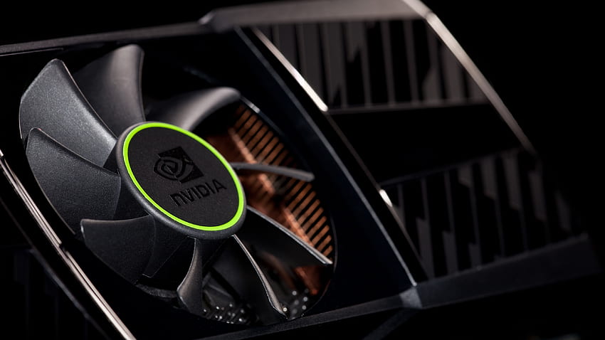 nvidia, unternehmen, vga, kühler, schwarz, grün HD-Hintergrundbild
