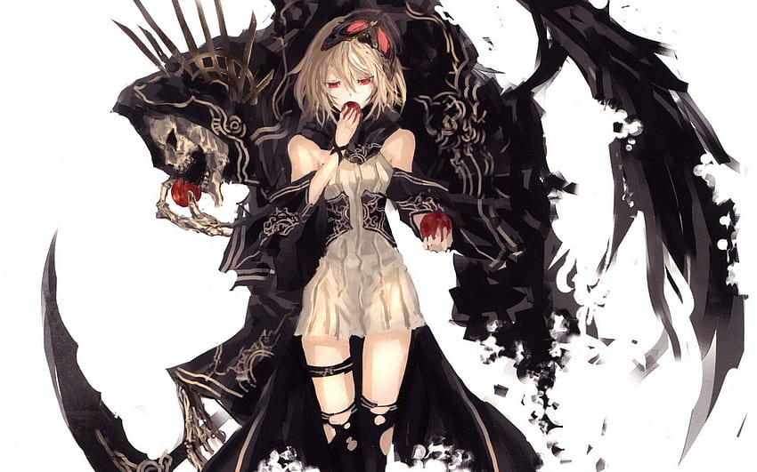 Anime Grim Reaper, Mietitrice femminile Sfondo HD
