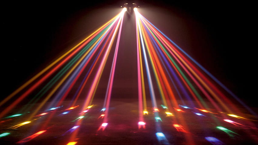 Luzes de discoteca em sala vazia, bola de discoteca, dança, luzes, discoteca, luzes de discoteca papel de parede HD