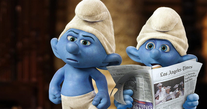 The Smurfs 2 Cartoon for iPhone 6 HD wallpaper