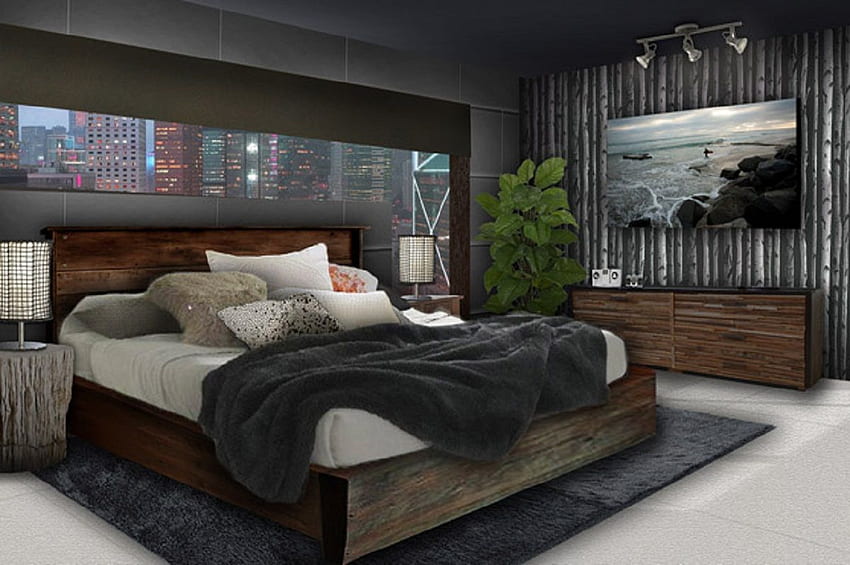 Cozy Bedroom Ideas Men - - Hd Wallpaper | Pxfuel
