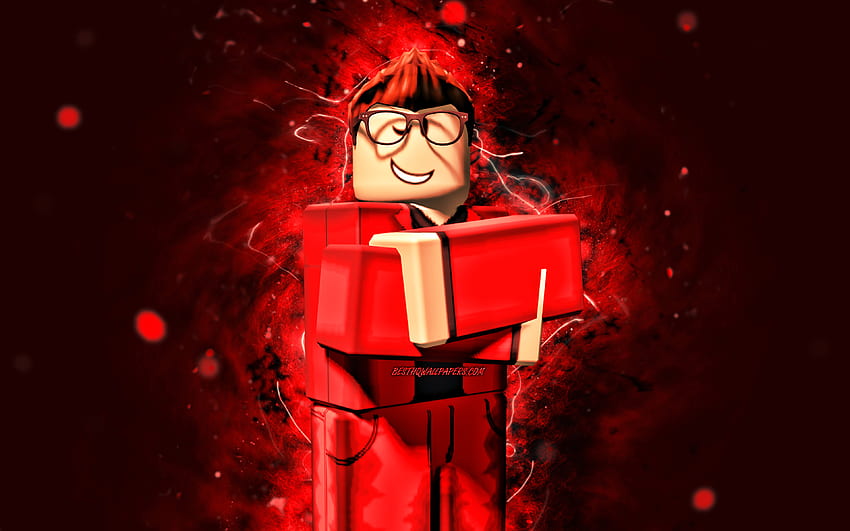 Roblox Characters In Red Background HD Games Wallpapers, HD Wallpapers