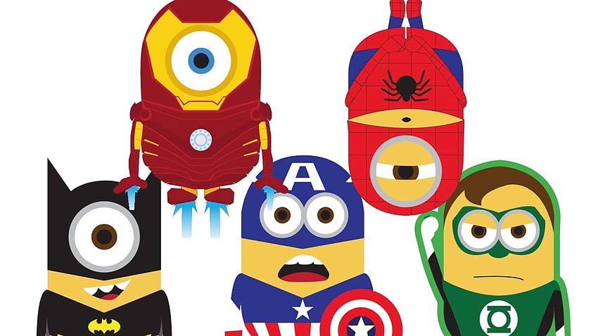 Avengers clipart batman superman, avengers, Marvel Minions HD wallpaper