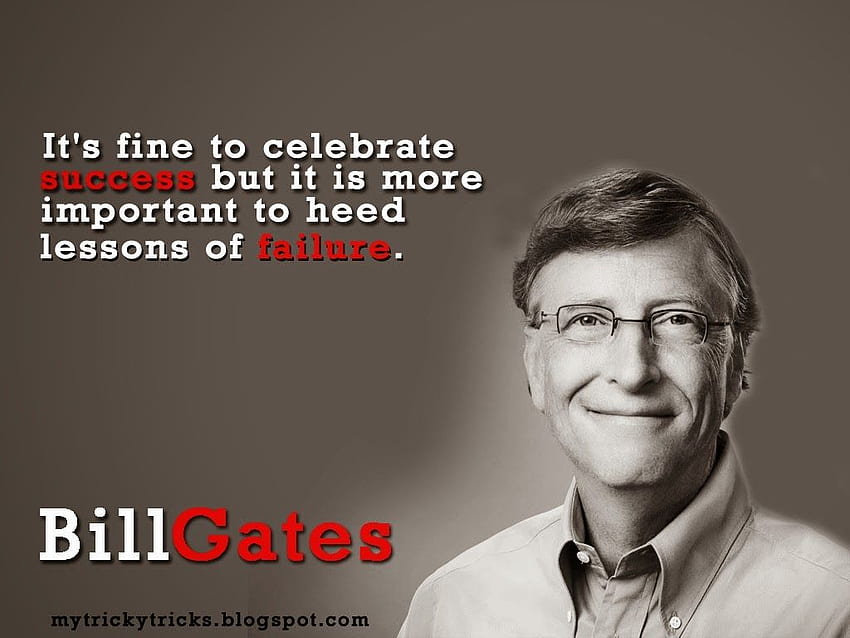 bill gates, Bill Gates Quotes HD wallpaper