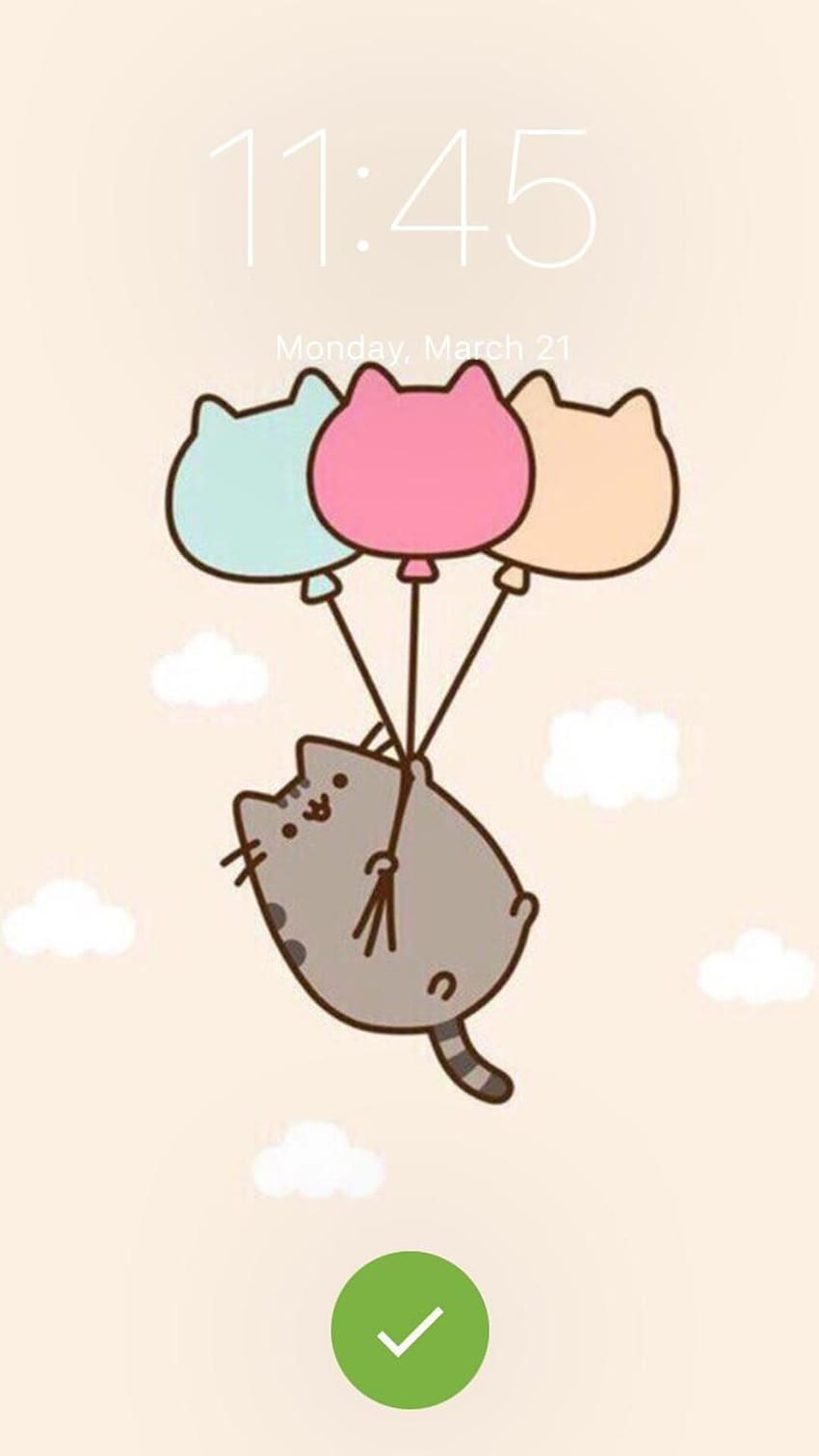 Cute Kawaii Pusheen Cat Page HD phone wallpaper