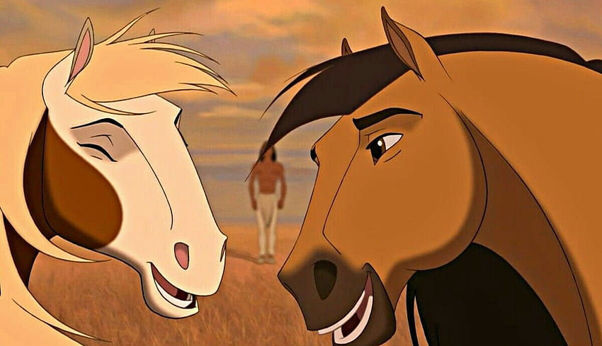 Pioggia❤ Spirit (Roh, cavallo selvaggio). Film kuda semangat, Spirit Stallion Of The Cimarron 2002 Wallpaper HD