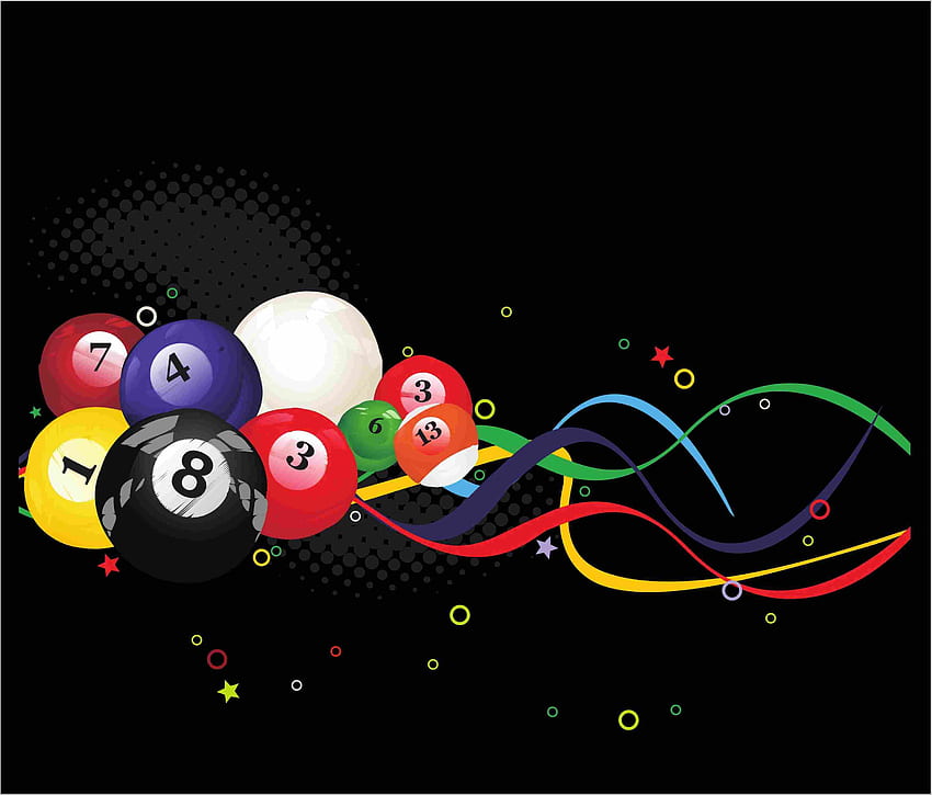 Billiards Pool Sports 1pool 681084 - Bola De Billar Vector Png - -, Bola Ocho fondo de pantalla