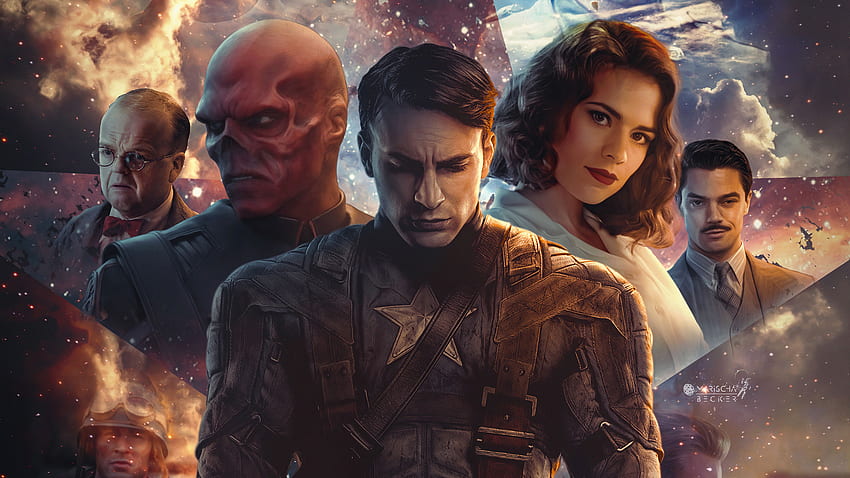 Plakat Kapitan Ameryka Pierwsze starcie Plakat Kapitan Ameryka Pierwsze starcie w 2021 r. Plakat Avengers, Kapitan Ameryka, Avengers Tapeta HD
