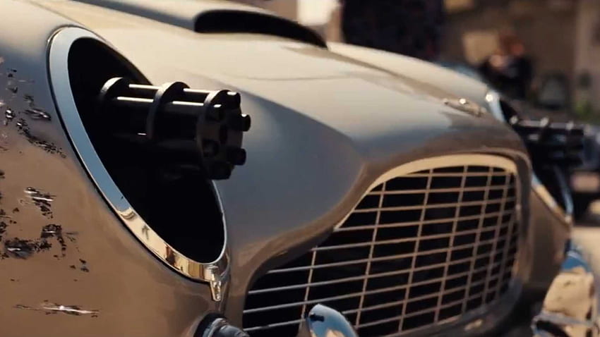 James Bond DB5'in No Time To Die'da yeni silahları var HD duvar kağıdı