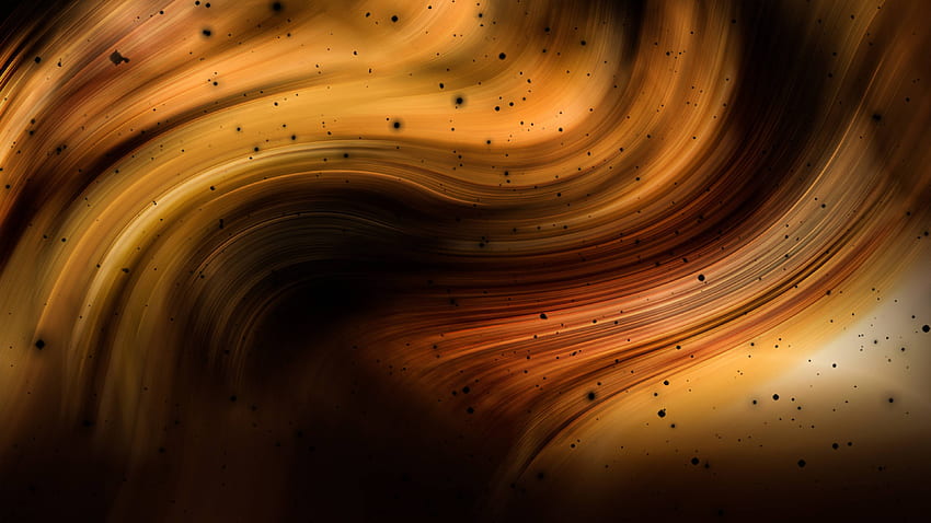 Résolution des particules brunes, artiste, et arrière-plan, particules dorées Fond d'écran HD