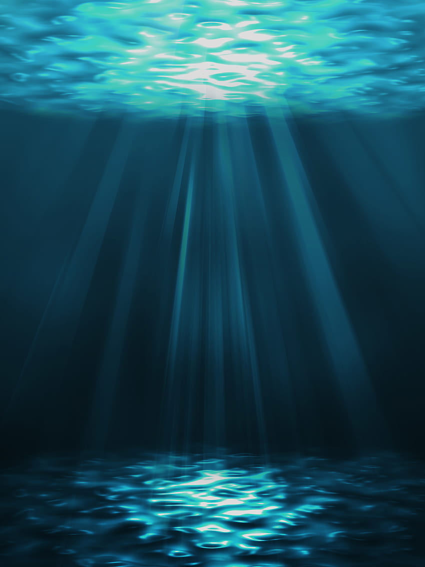 Woda, sztuka, połysk, światło, promienie, promienie, podwodny świat Tapeta na telefon HD