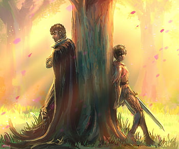 Guts X Casca, manga , art, berserk, black swords man, berserk armor ...