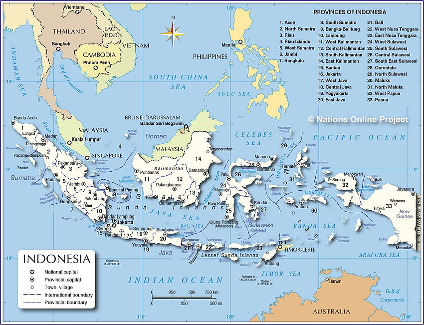 Карта на Понтианак и сателит на Понтианак, карта на Индонезия HD тапет
